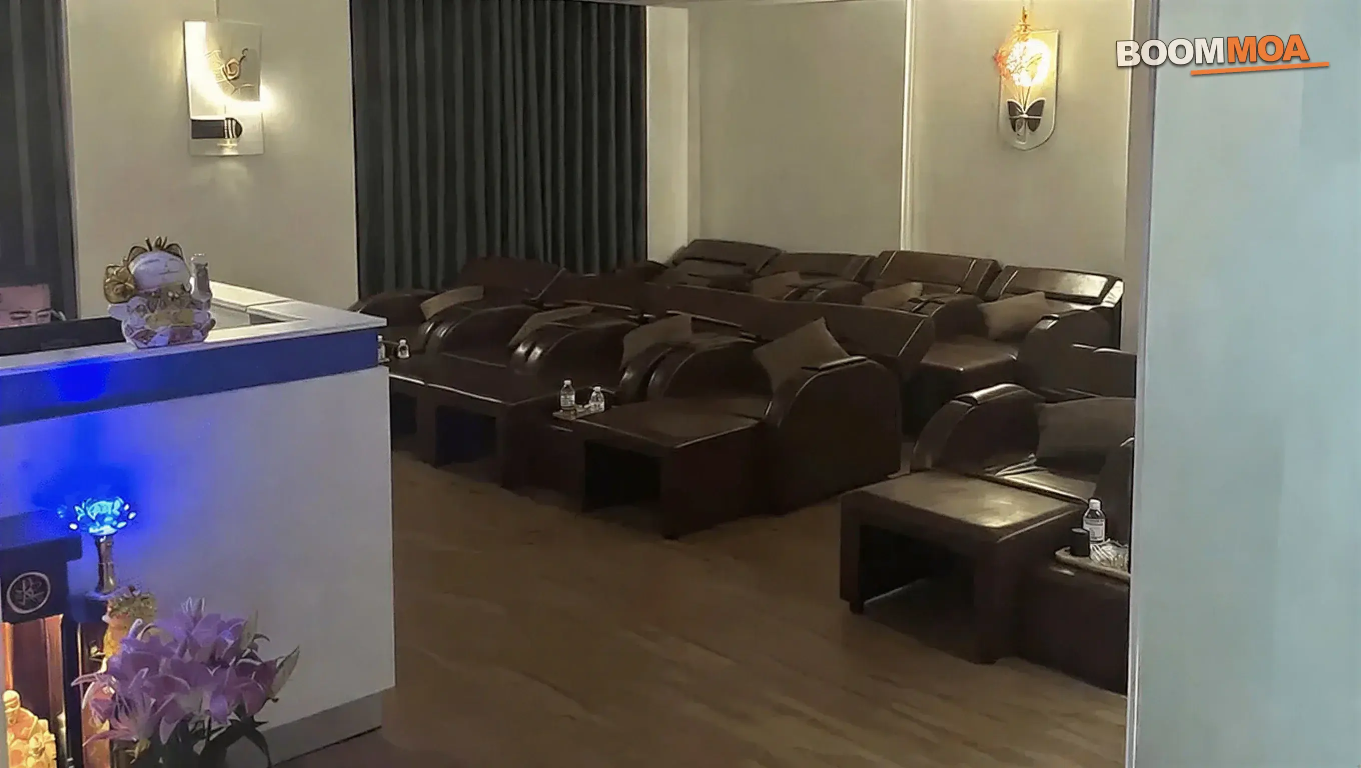 나트랑 클라우드 나인 마사지 내부의 휴식 의자